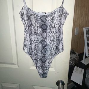 animal print bodysuit